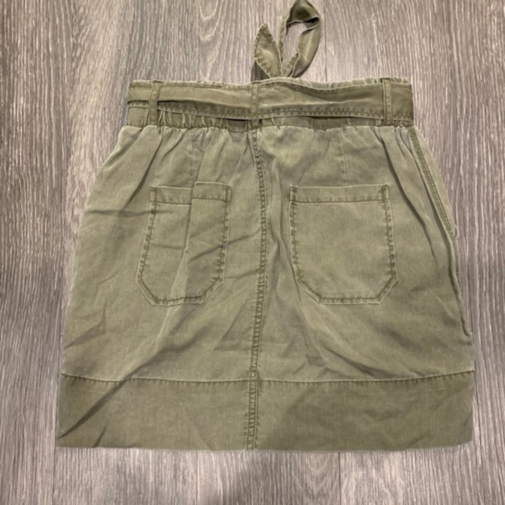 Olive Express Skirt Army Green Utility Pencil - Picture 4 of 4
